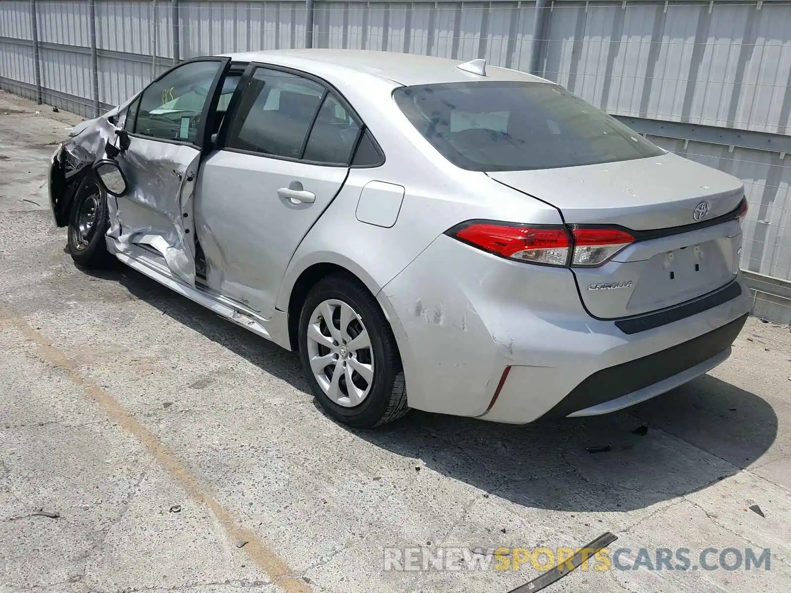 3 Photograph of a damaged car 5YFEPMAEXMP223631 TOYOTA COROLLA 2021