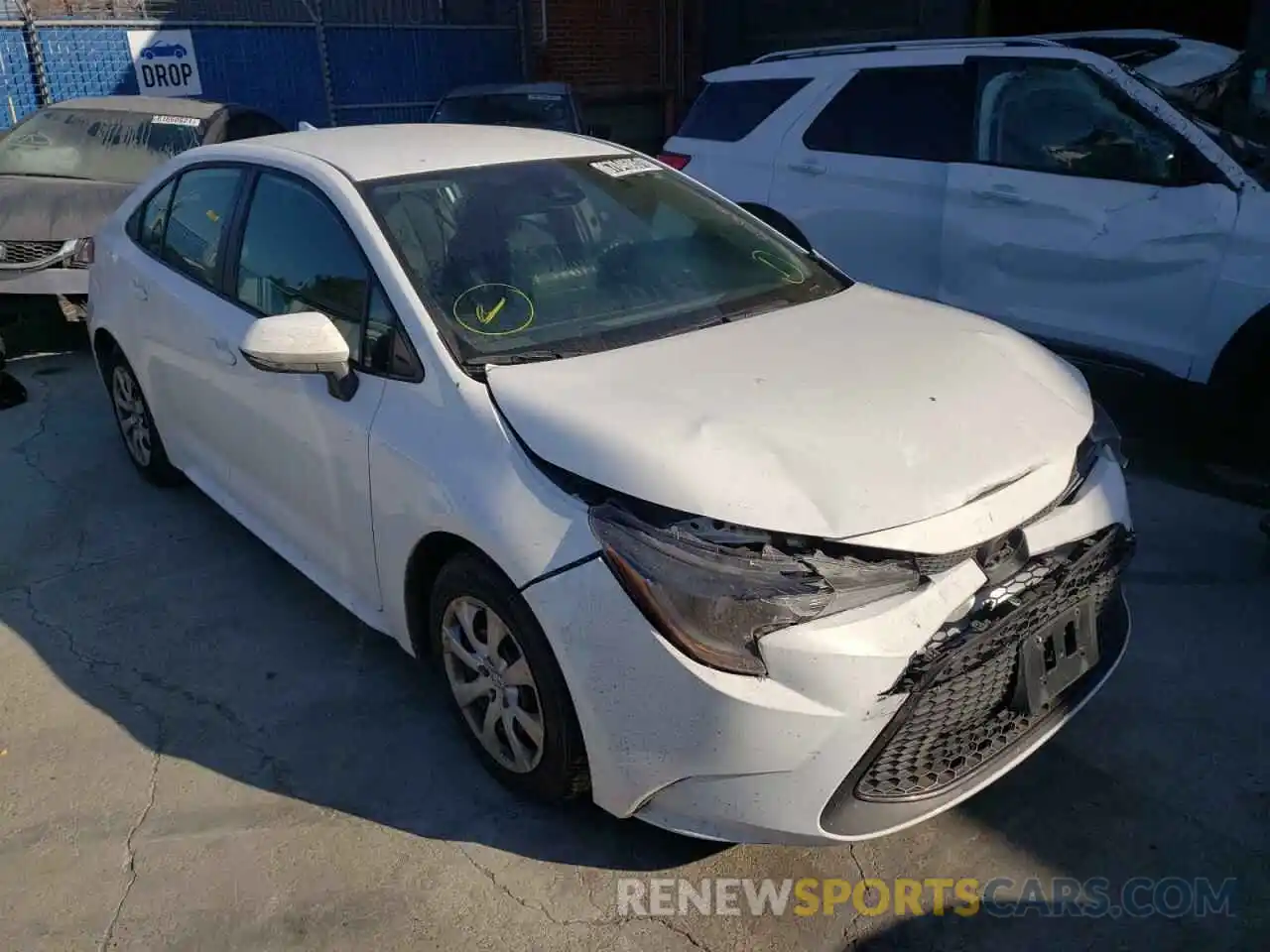 1 Photograph of a damaged car 5YFEPMAEXMP224102 TOYOTA COROLLA 2021