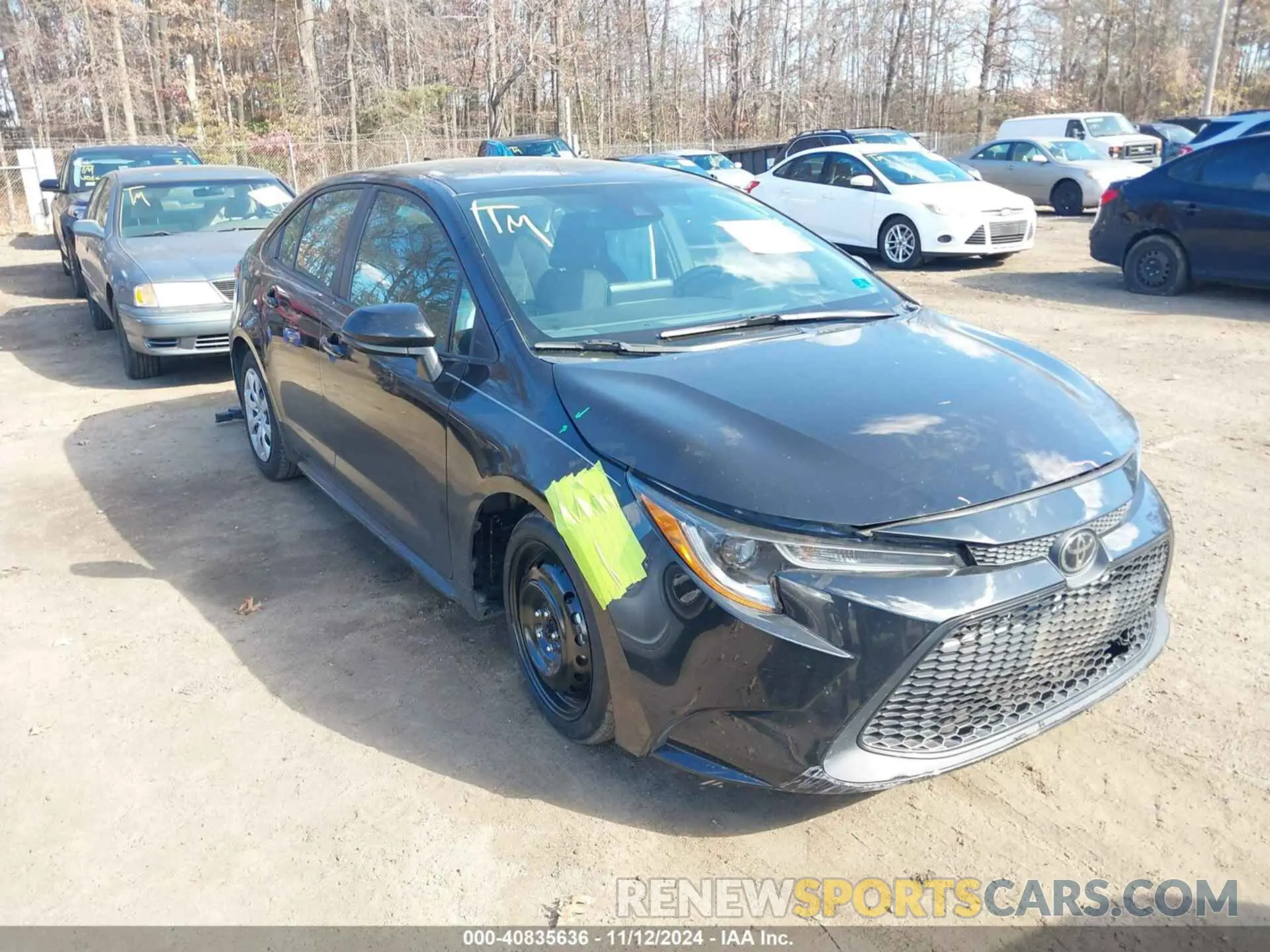 1 Photograph of a damaged car 5YFEPMAEXMP224830 TOYOTA COROLLA 2021