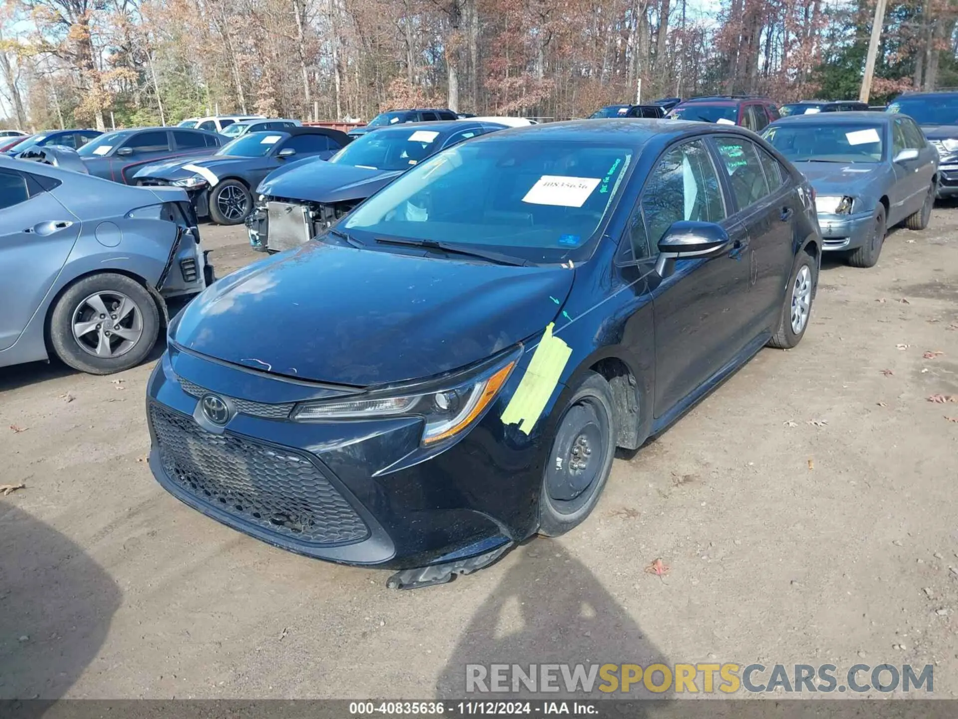2 Photograph of a damaged car 5YFEPMAEXMP224830 TOYOTA COROLLA 2021
