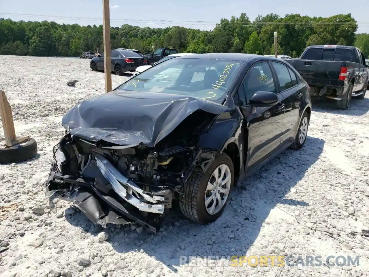 2 Photograph of a damaged car 5YFEPMAEXMP229042 TOYOTA COROLLA 2021