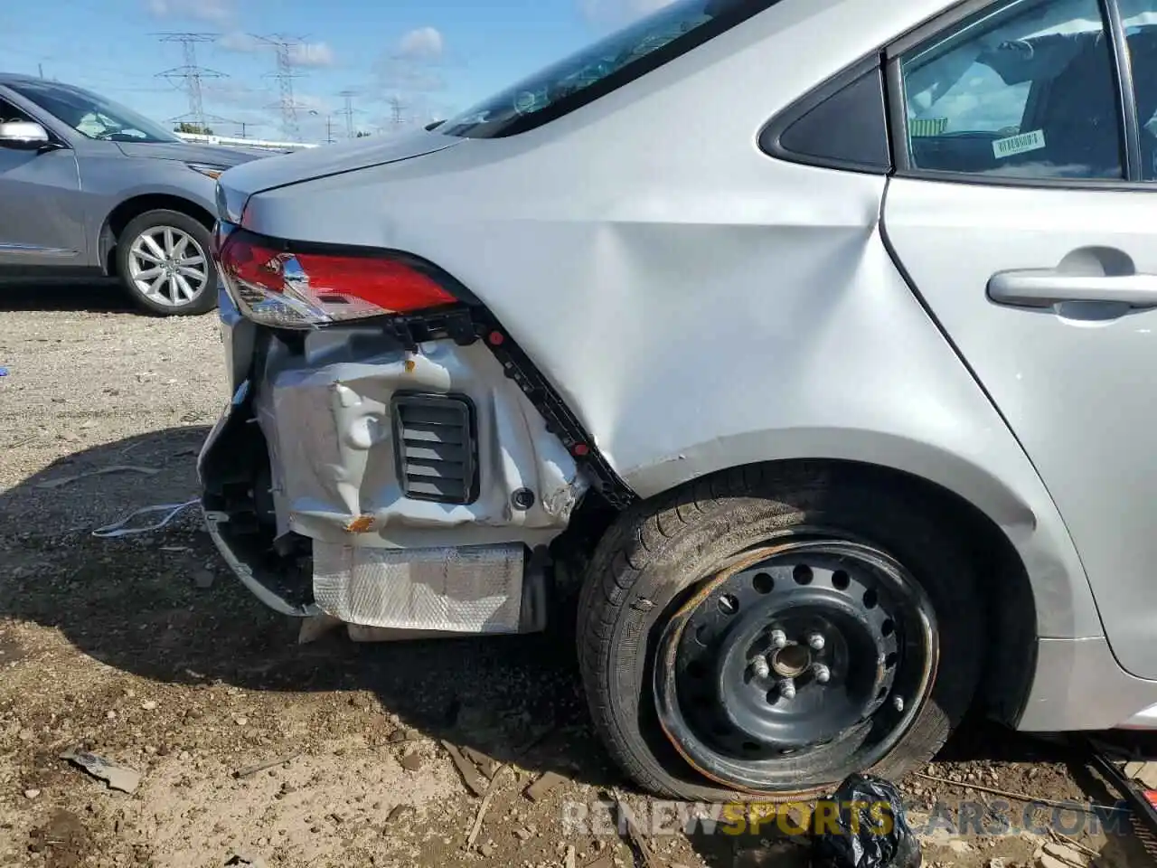 9 Photograph of a damaged car 5YFEPMAEXMP229901 TOYOTA COROLLA 2021