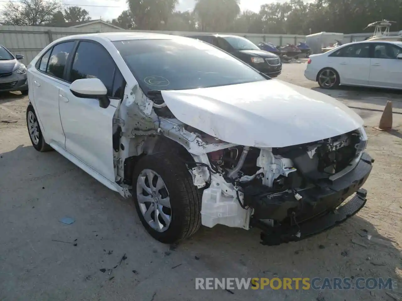 1 Photograph of a damaged car 5YFEPMAEXMP236315 TOYOTA COROLLA 2021