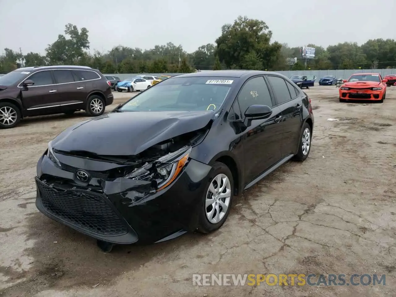 2 Photograph of a damaged car 5YFEPMAEXMP238971 TOYOTA COROLLA 2021