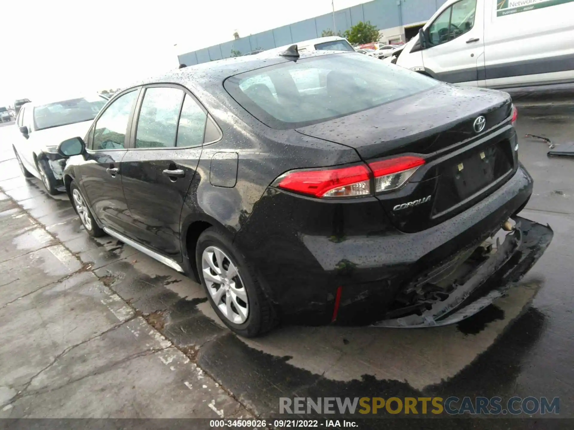 3 Photograph of a damaged car 5YFEPMAEXMP241837 TOYOTA COROLLA 2021