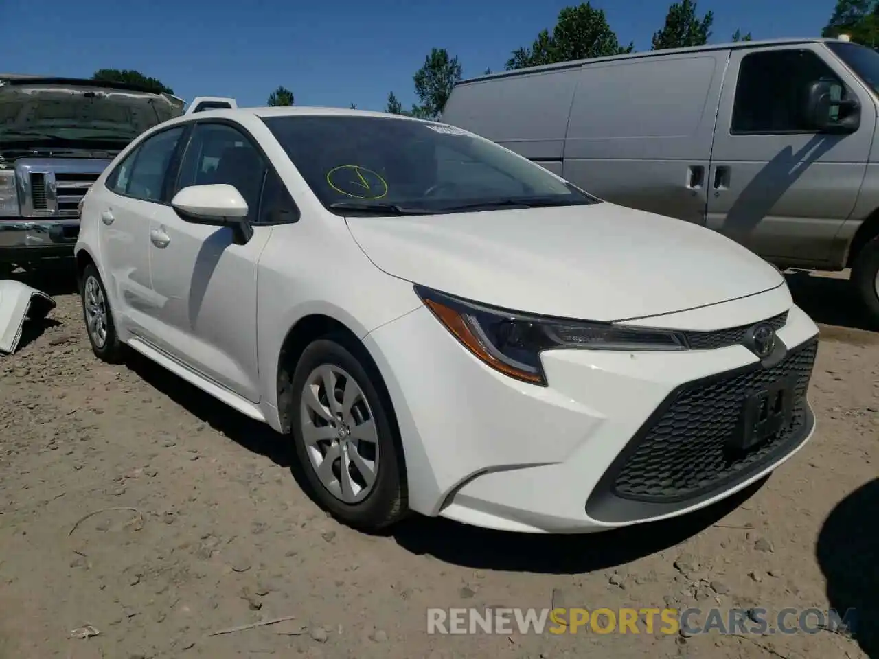 1 Photograph of a damaged car 5YFEPMAEXMP243118 TOYOTA COROLLA 2021