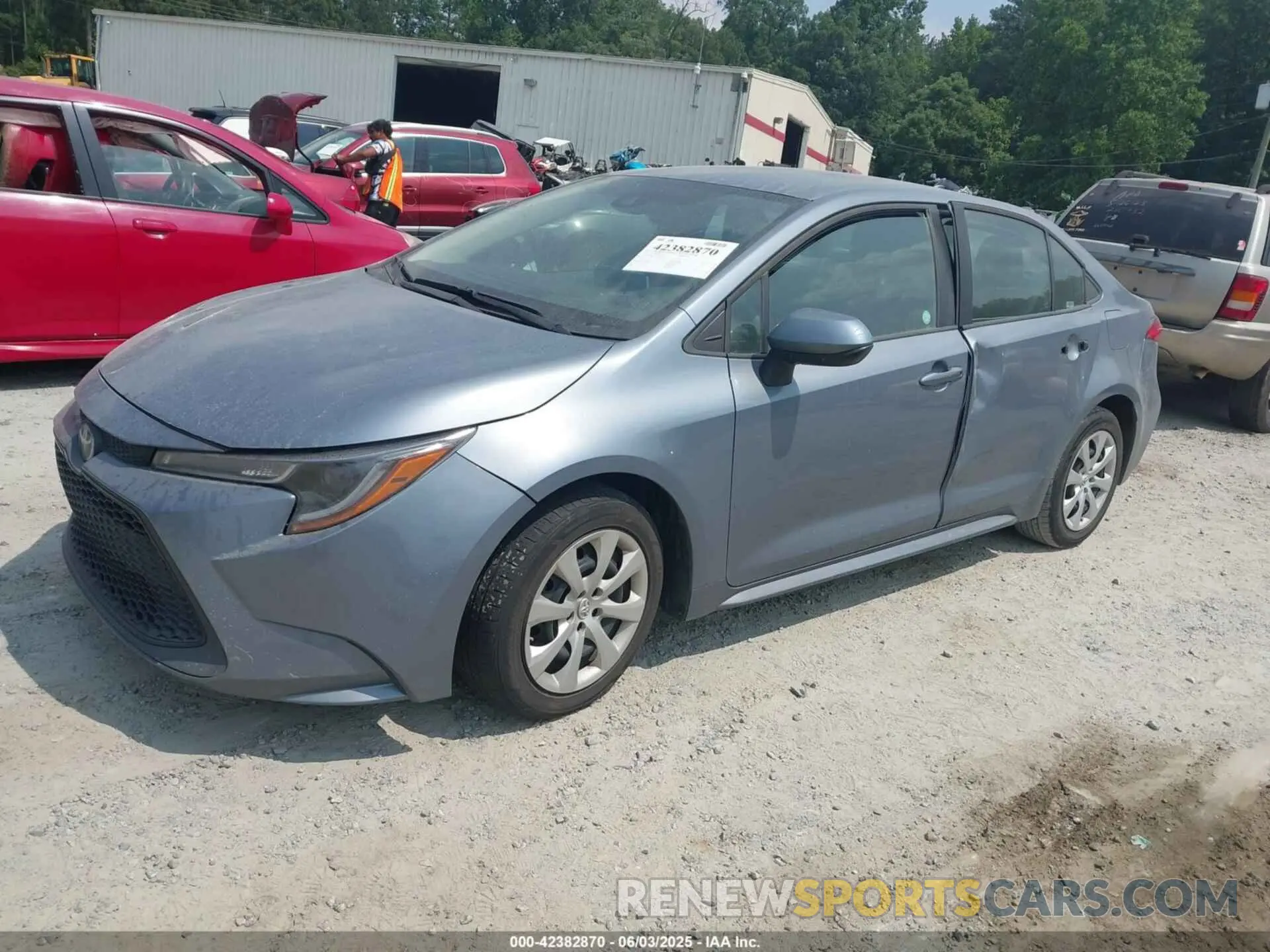 2 Photograph of a damaged car 5YFEPMAEXMP243507 TOYOTA COROLLA 2021