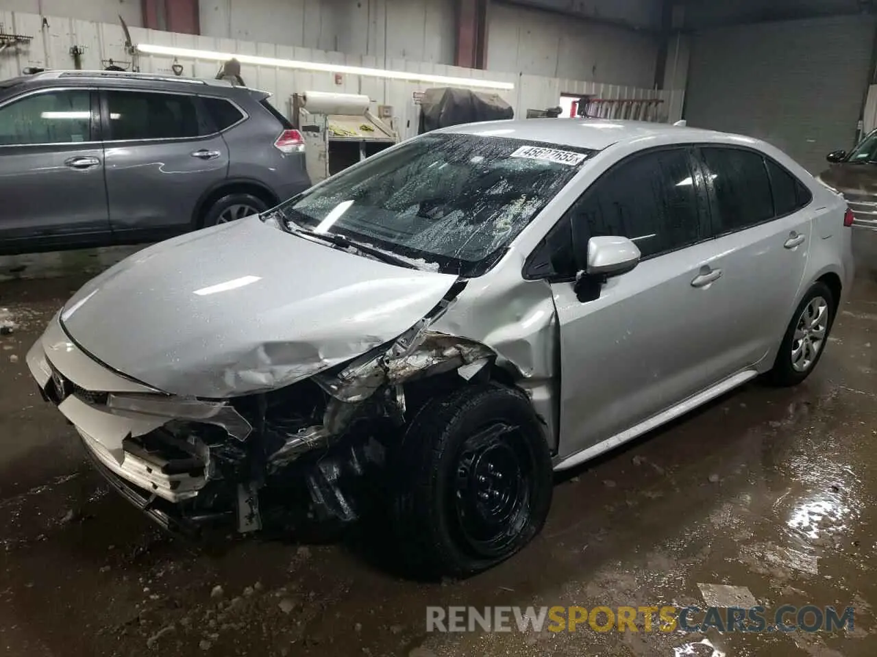 1 Photograph of a damaged car 5YFEPMAEXMP249680 TOYOTA COROLLA 2021