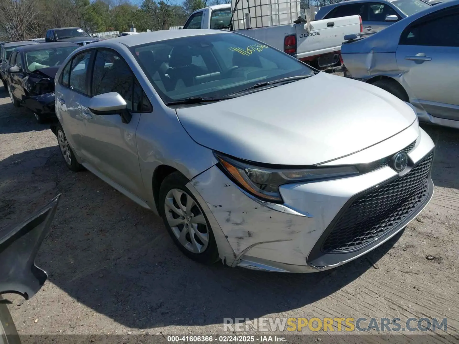 1 Photograph of a damaged car 5YFEPMAEXMP252174 TOYOTA COROLLA 2021