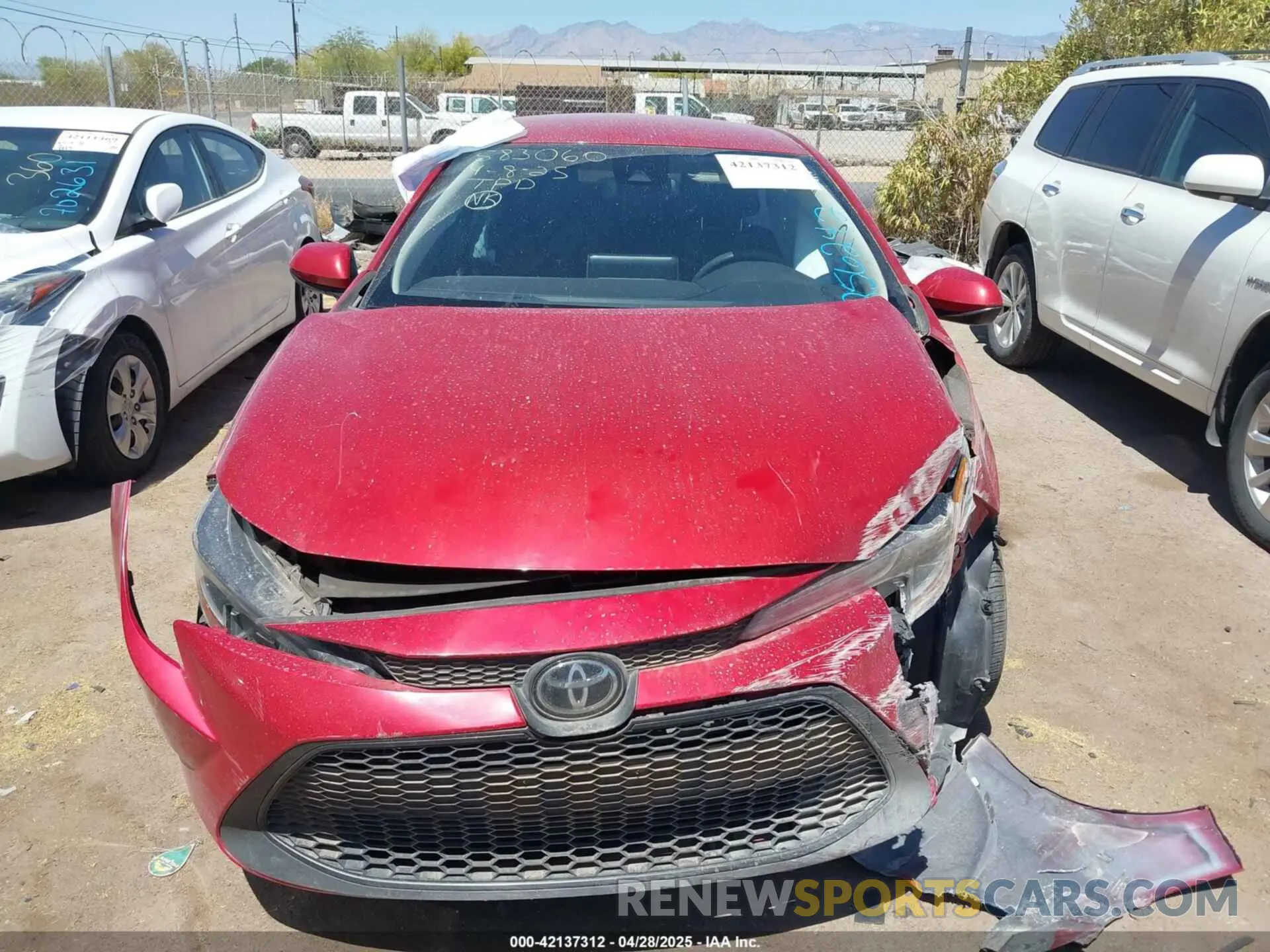 11 Photograph of a damaged car 5YFEPMAEXMP256242 TOYOTA COROLLA 2021