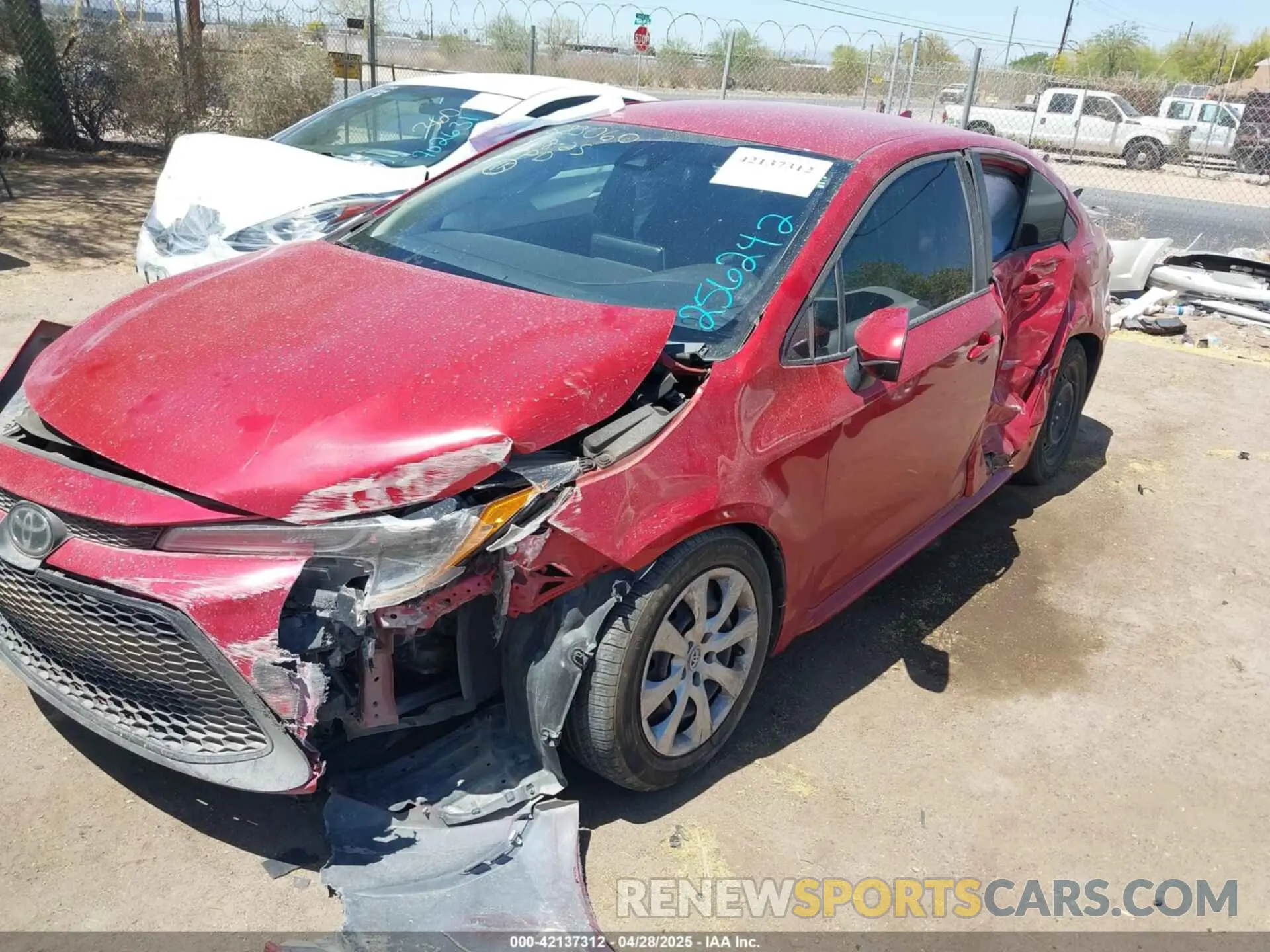 2 Photograph of a damaged car 5YFEPMAEXMP256242 TOYOTA COROLLA 2021