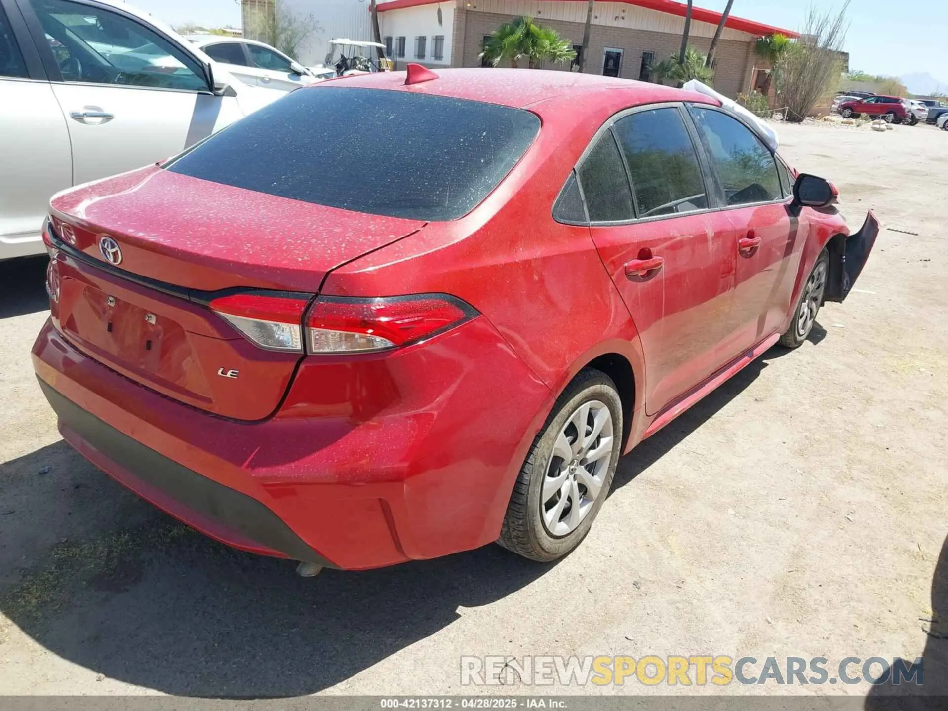 4 Photograph of a damaged car 5YFEPMAEXMP256242 TOYOTA COROLLA 2021