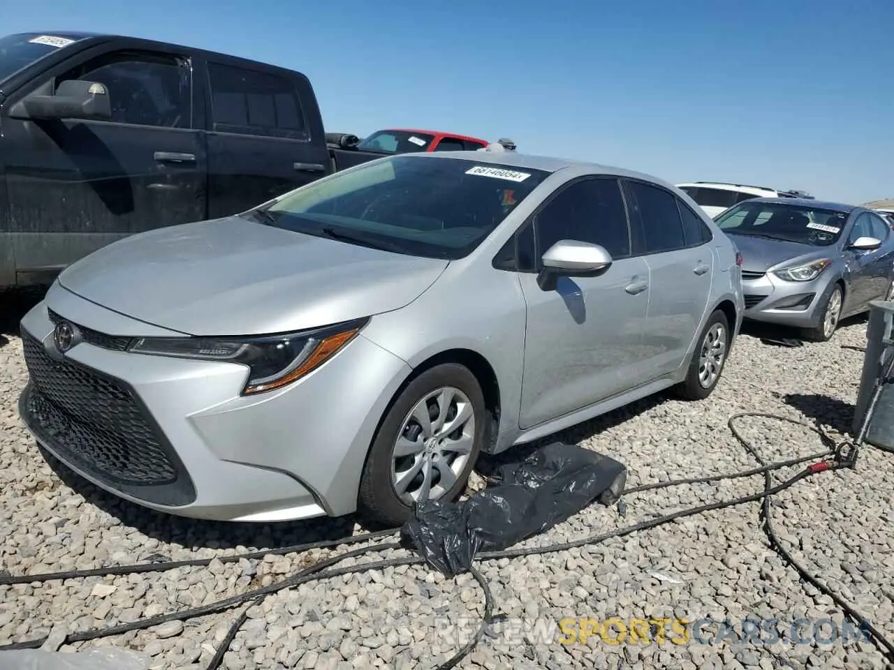 1 Photograph of a damaged car 5YFEPMAEXMP257665 TOYOTA COROLLA 2021