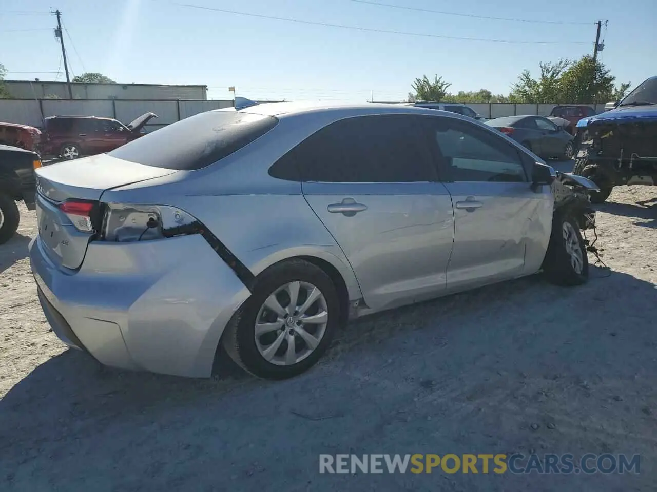 3 Photograph of a damaged car 5YFEPMAEXMP265121 TOYOTA COROLLA 2021