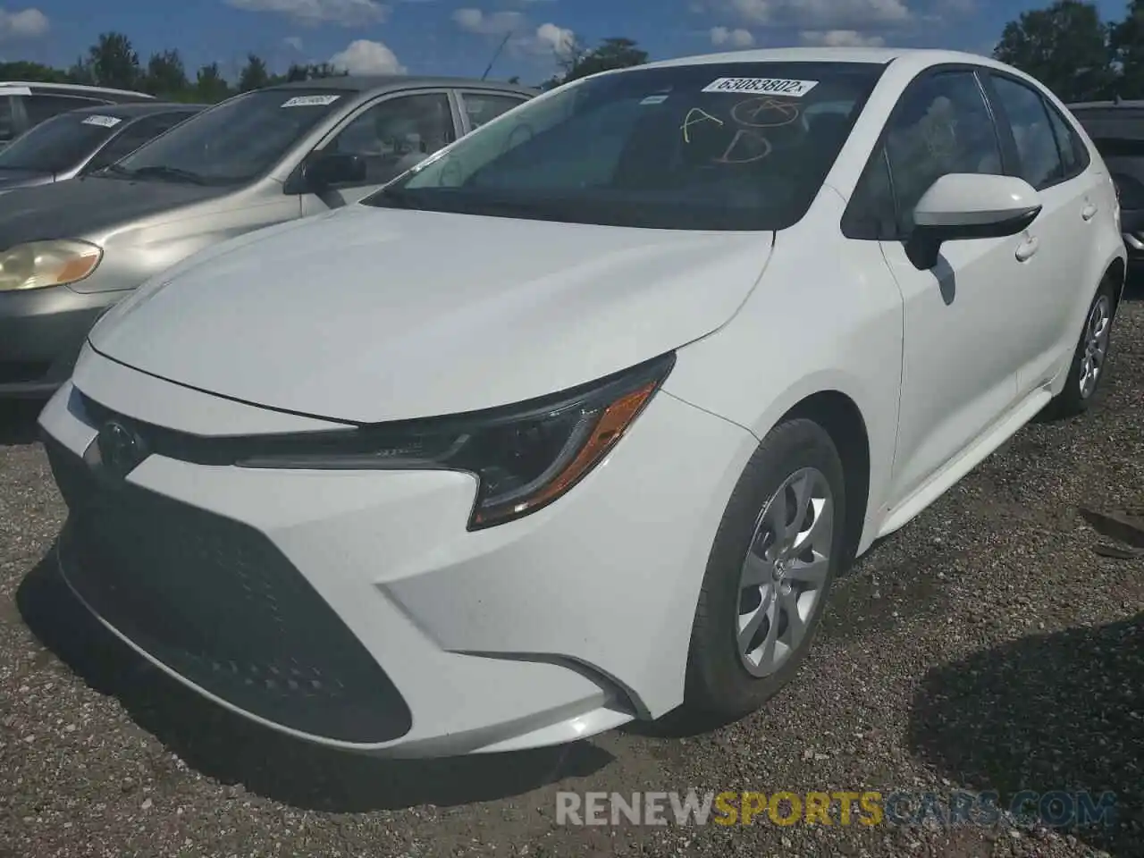 2 Photograph of a damaged car 5YFEPMAEXMP269265 TOYOTA COROLLA 2021