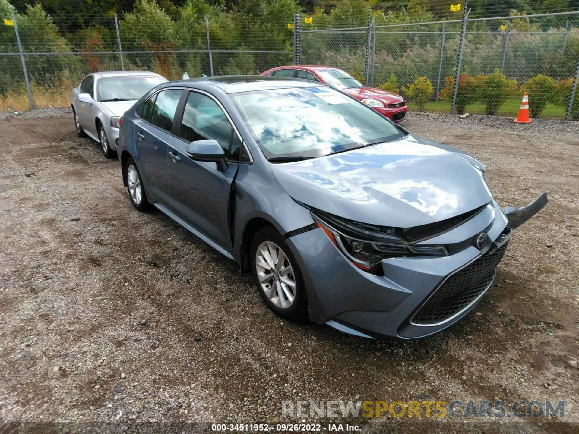 1 Photograph of a damaged car 5YFFPMAE8MP200501 TOYOTA COROLLA 2021