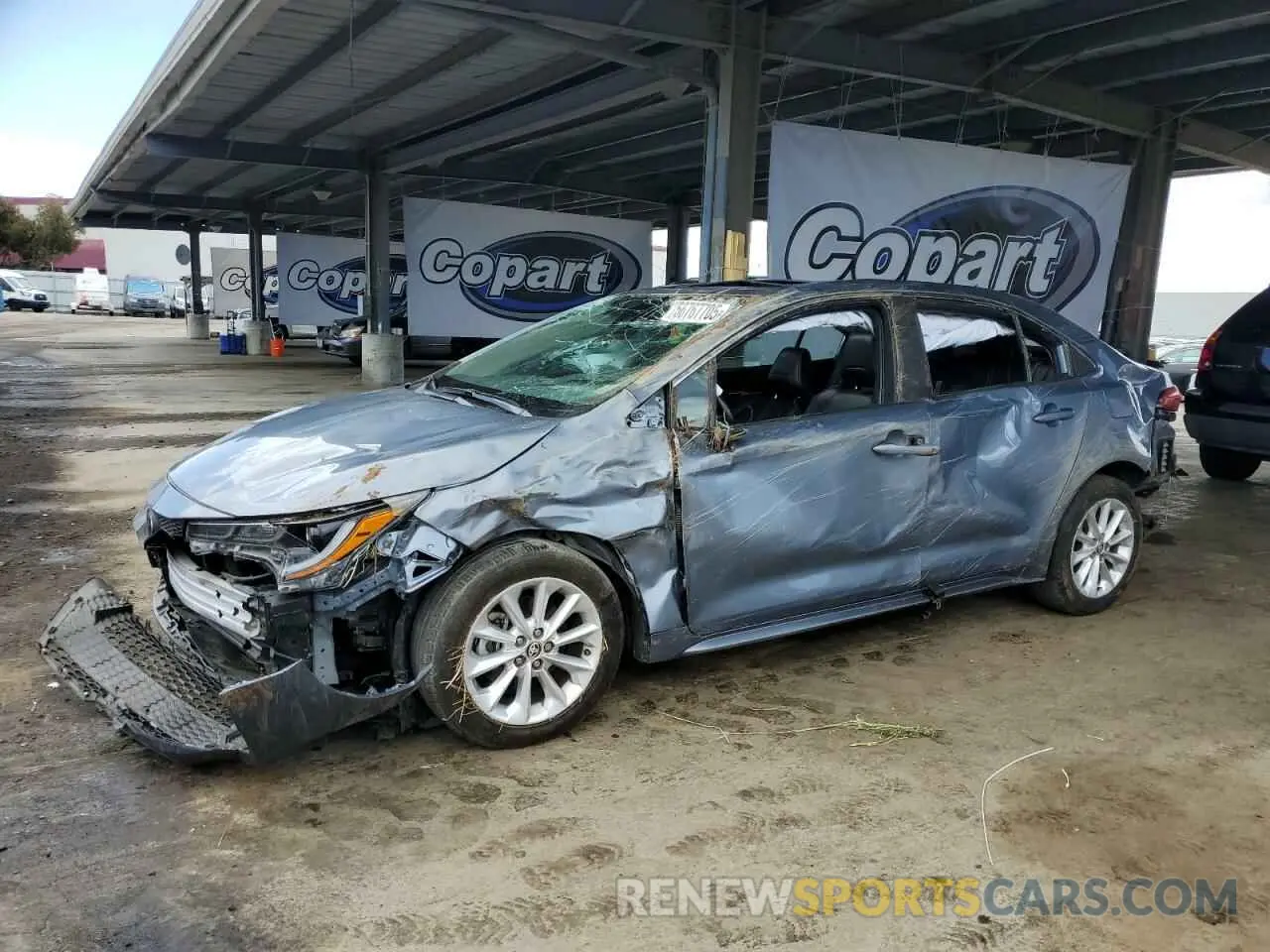 1 Photograph of a damaged car 5YFFPMAEXMP173897 TOYOTA COROLLA 2021