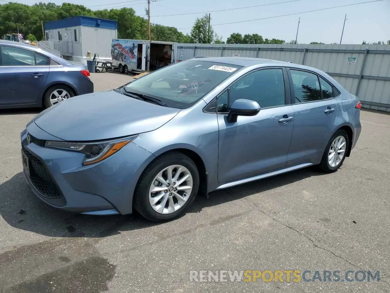 1 Photograph of a damaged car 5YFHPMAE7MP162218 TOYOTA COROLLA 2021