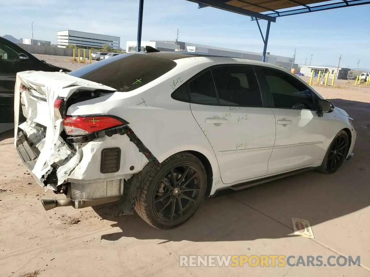 3 Photograph of a damaged car 5YFM4MCE1MP077900 TOYOTA COROLLA 2021