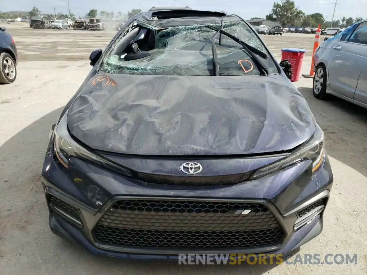 9 Photograph of a damaged car 5YFM4MCE6MP073616 TOYOTA COROLLA 2021