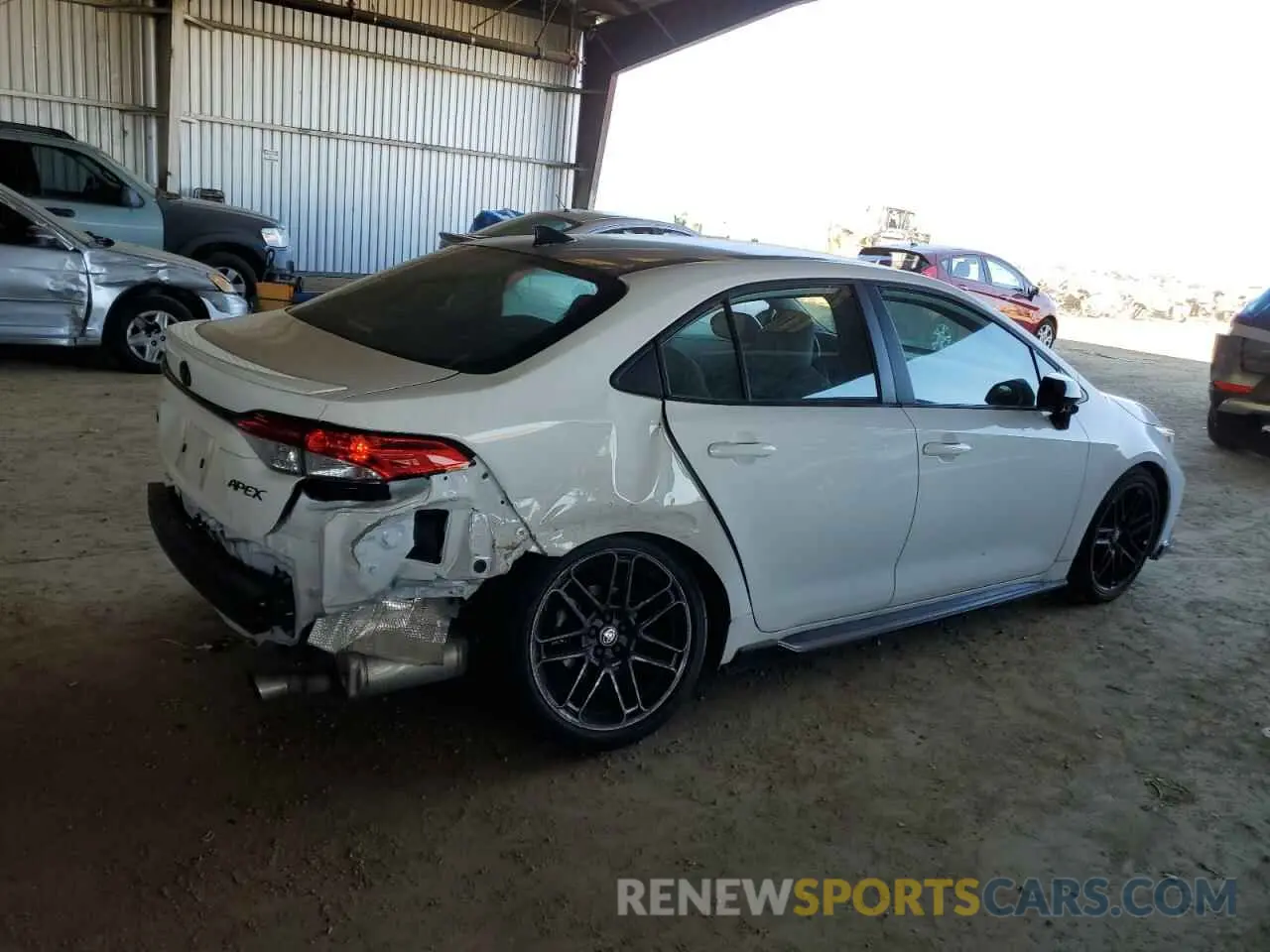 3 Photograph of a damaged car 5YFM4MCE8MP071382 TOYOTA COROLLA 2021