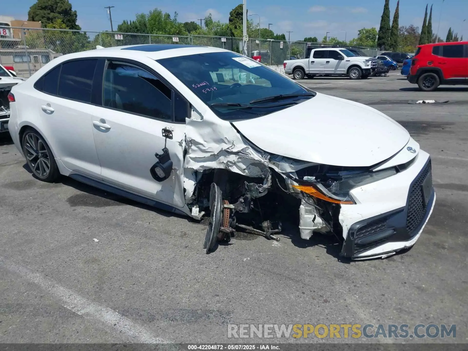 1 Photograph of a damaged car 5YFM4MCEXMP085980 TOYOTA COROLLA 2021