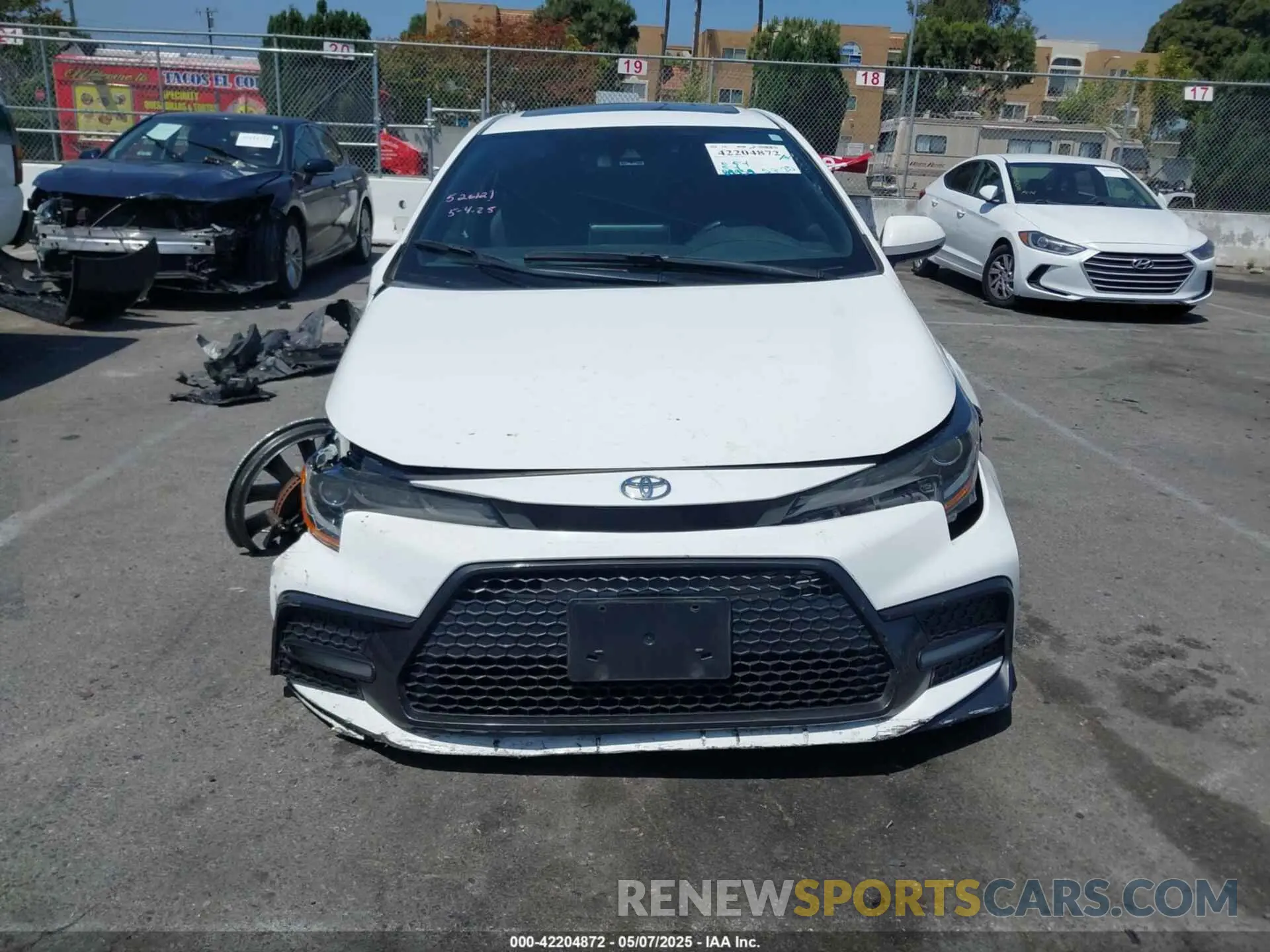 11 Photograph of a damaged car 5YFM4MCEXMP085980 TOYOTA COROLLA 2021