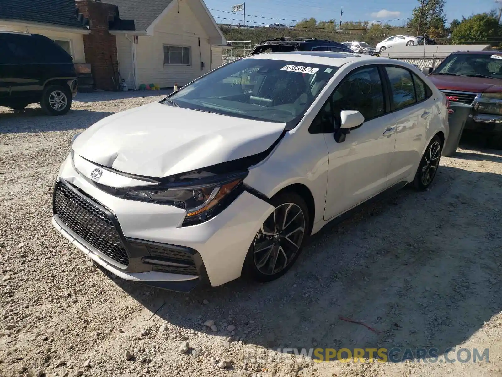 2 Photograph of a damaged car 5YFP4MCE3MP071982 TOYOTA COROLLA 2021