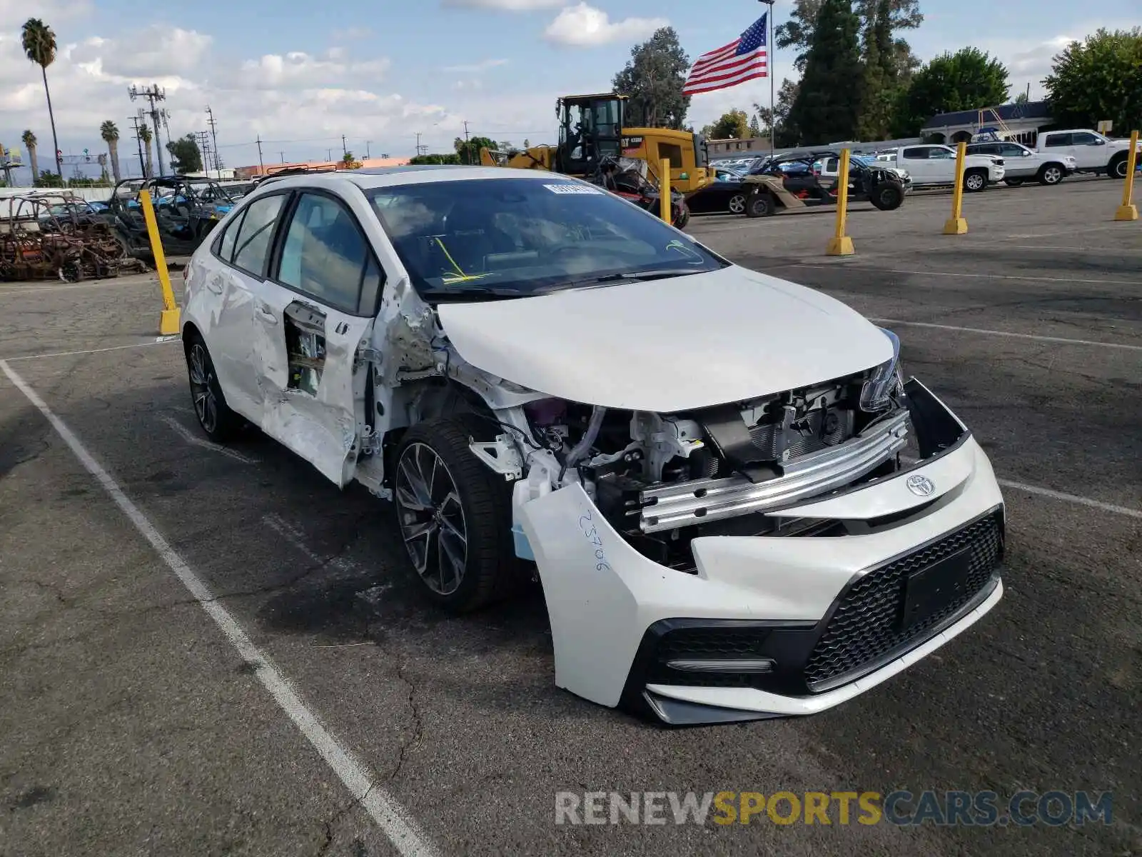 1 Photograph of a damaged car 5YFP4MCE3MP087213 TOYOTA COROLLA 2021