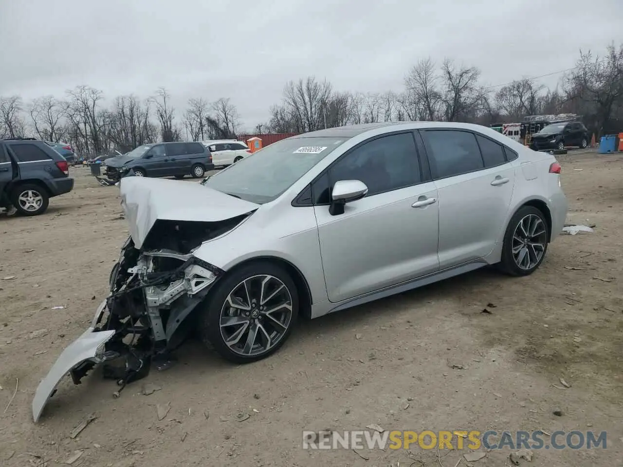 1 Photograph of a damaged car 5YFP4MCE8MP073677 TOYOTA COROLLA 2021