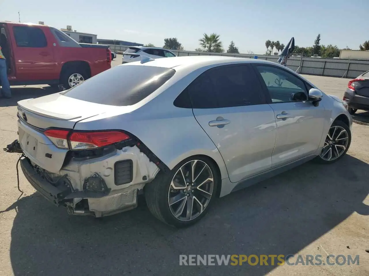 3 Photograph of a damaged car 5YFP4MCE9MP093548 TOYOTA COROLLA 2021