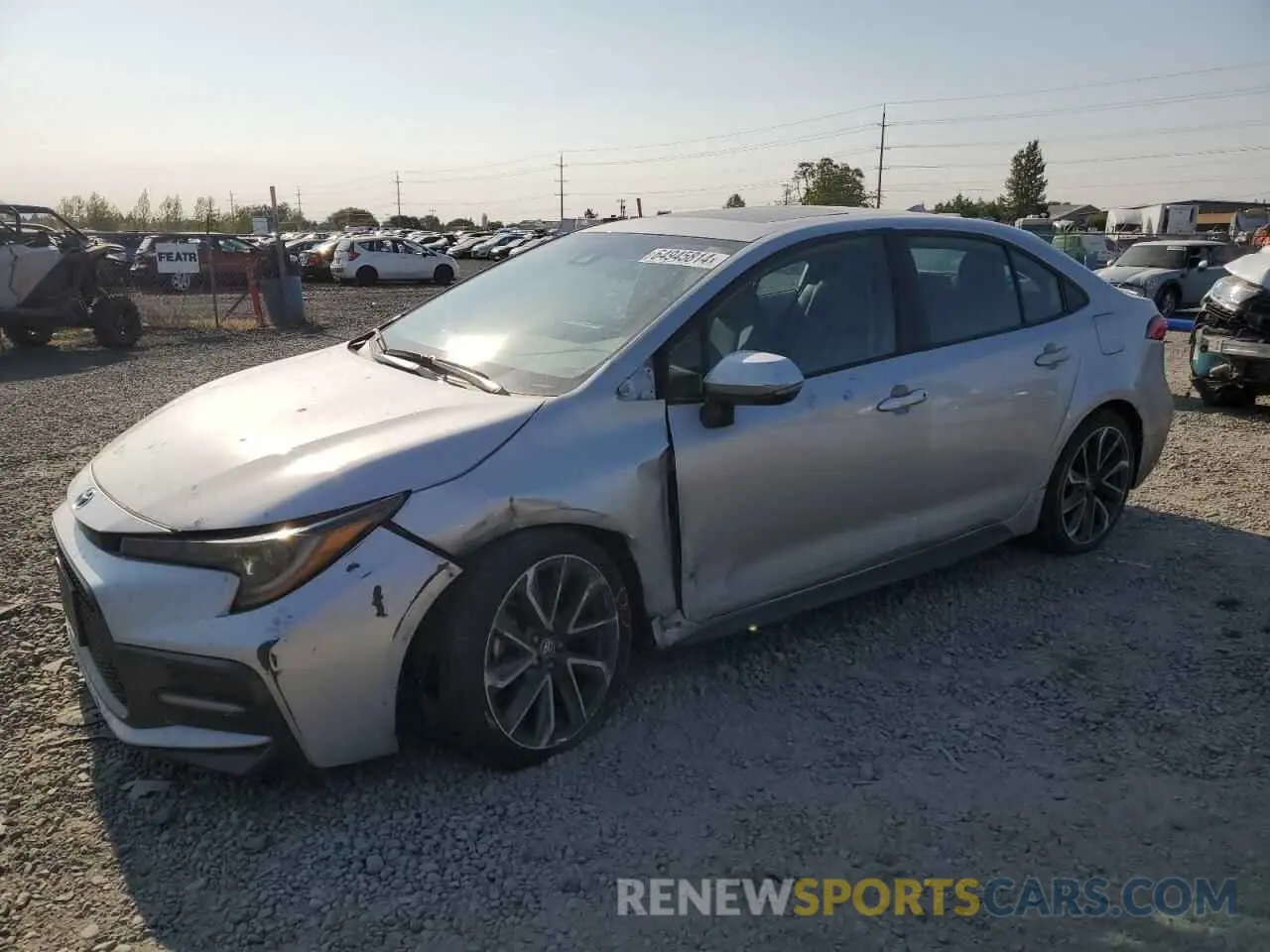 1 Photograph of a damaged car 5YFP4MCEXMP058095 TOYOTA COROLLA 2021