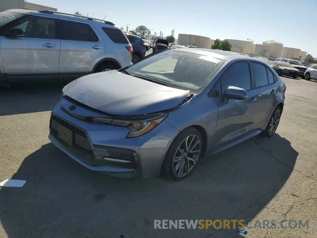 1 Photograph of a damaged car 5YFP4MCEXMP096653 TOYOTA COROLLA 2021