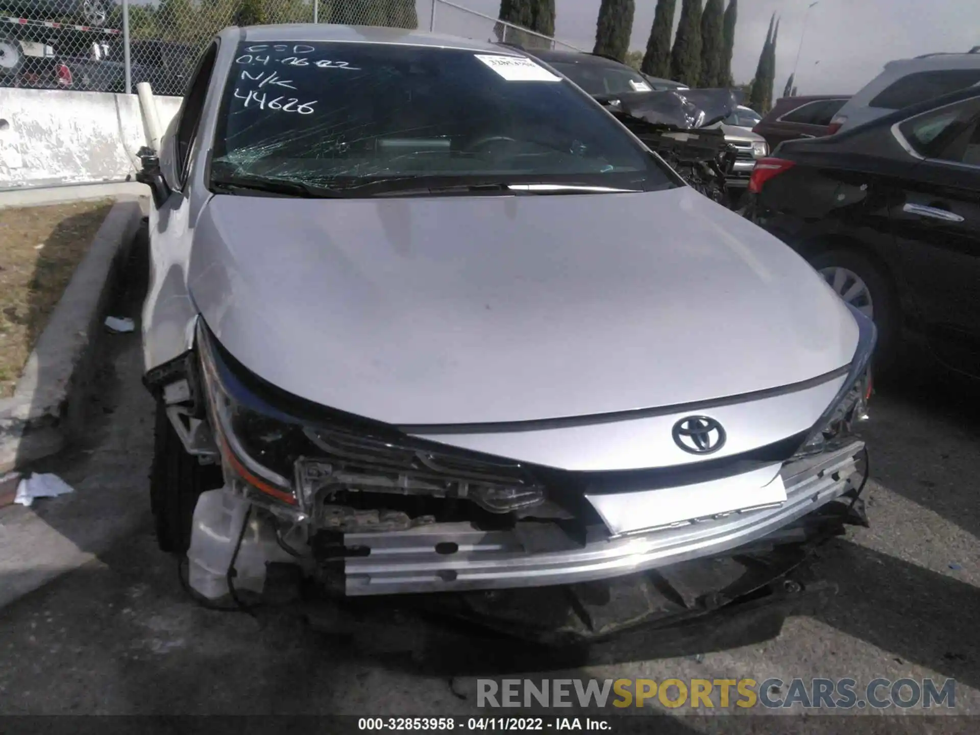 6 Photograph of a damaged car 5YFS4MCE0MP059637 TOYOTA COROLLA 2021