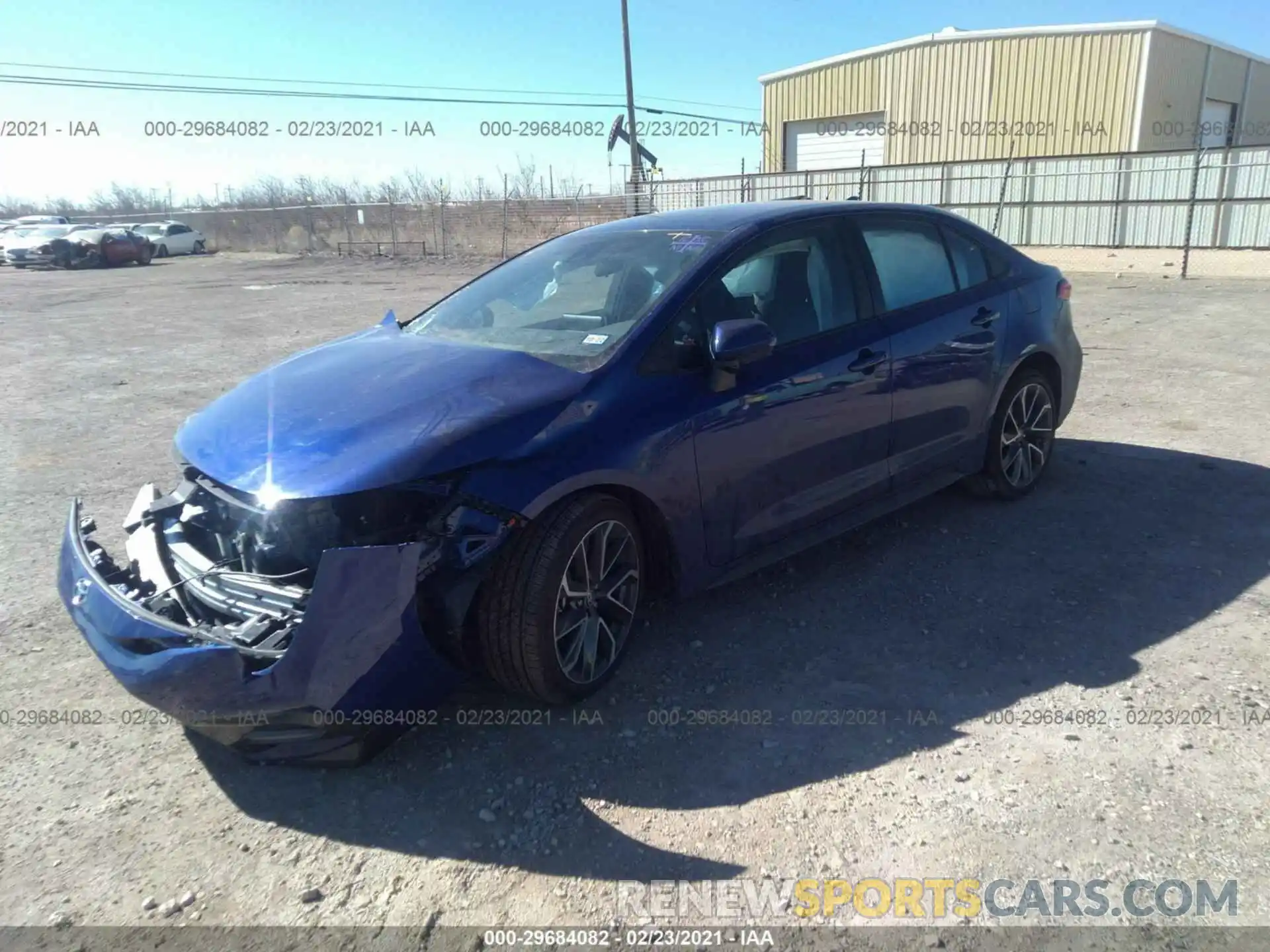 2 Photograph of a damaged car 5YFS4MCE0MP067267 TOYOTA COROLLA 2021