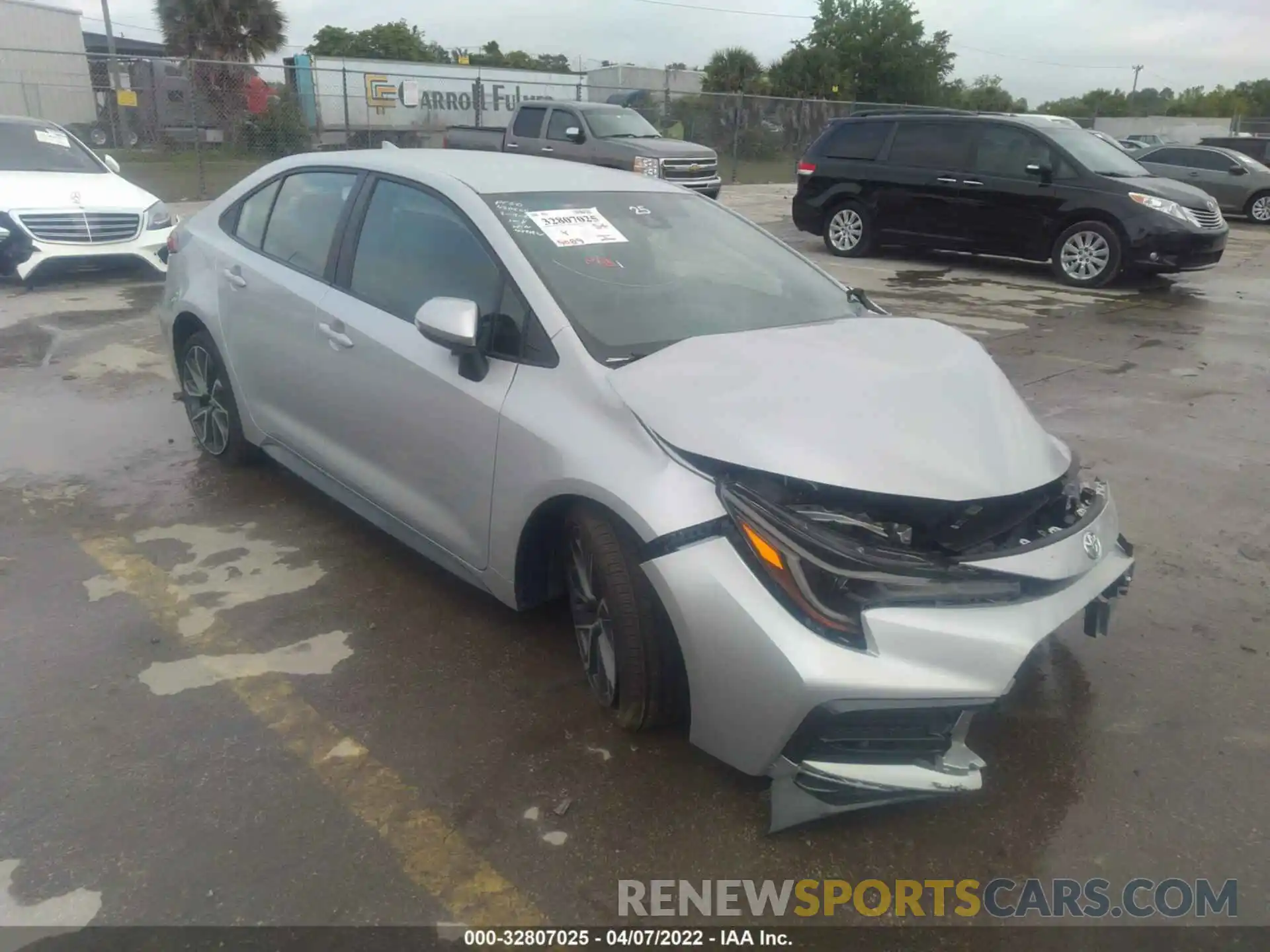 1 Photograph of a damaged car 5YFS4MCE0MP071934 TOYOTA COROLLA 2021