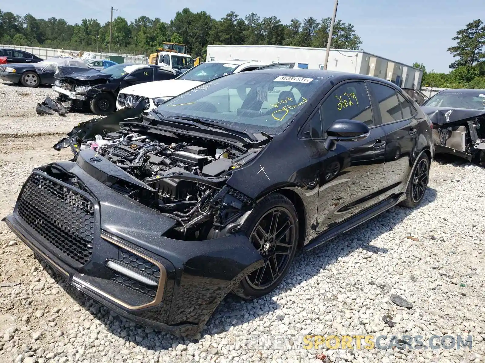 2 Photograph of a damaged car 5YFS4MCE0MP073165 TOYOTA COROLLA 2021