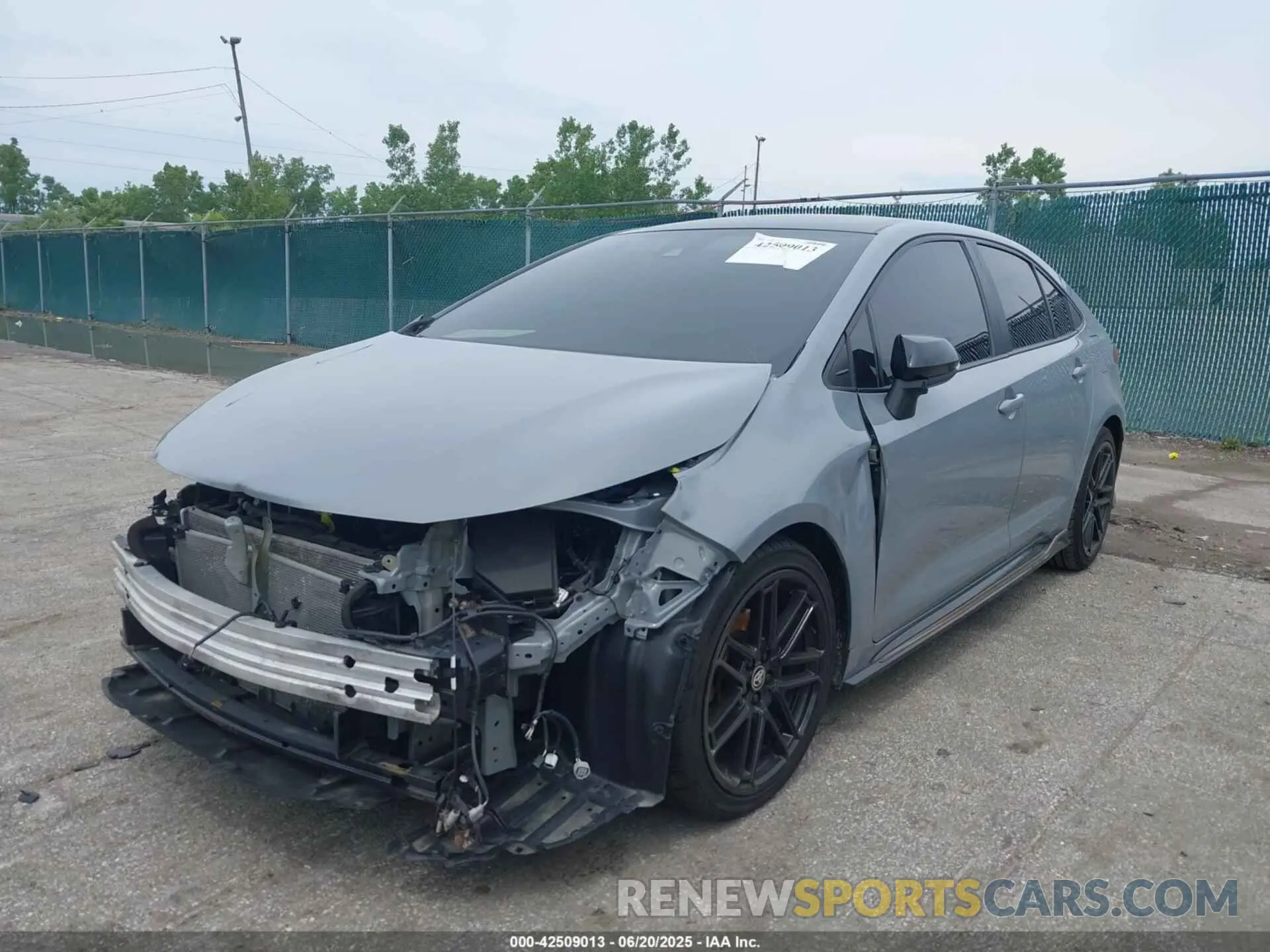 2 Photograph of a damaged car 5YFS4MCE0MP073697 TOYOTA COROLLA 2021