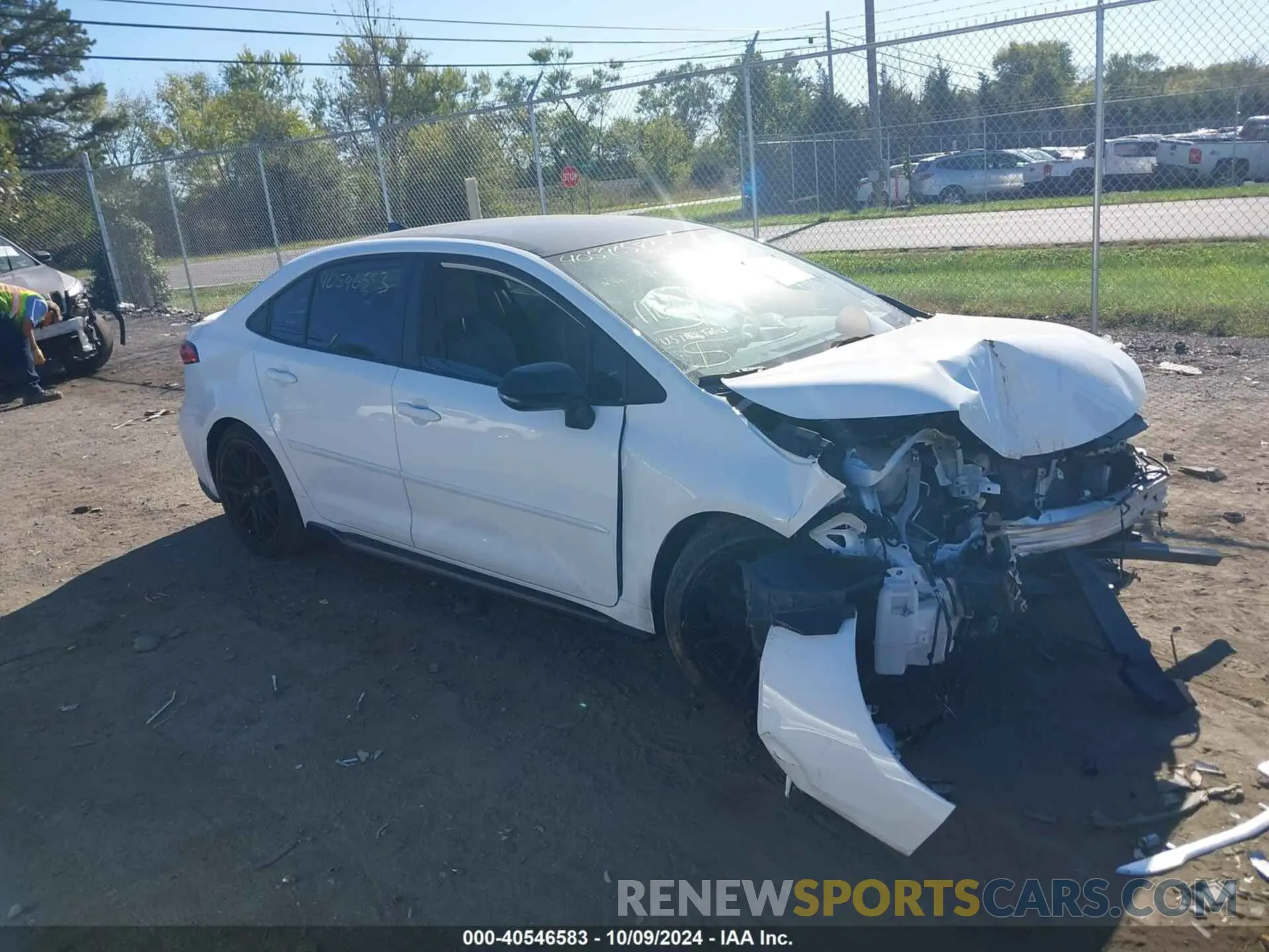 1 Photograph of a damaged car 5YFS4MCE0MP080262 TOYOTA COROLLA 2021