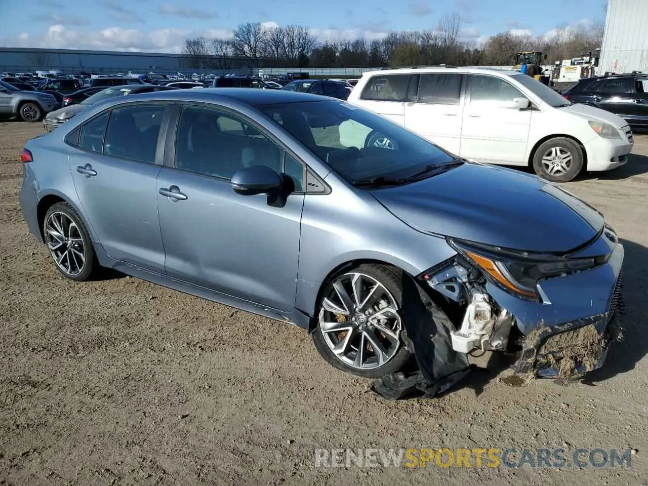 4 Photograph of a damaged car 5YFS4MCE0MP085185 TOYOTA COROLLA 2021