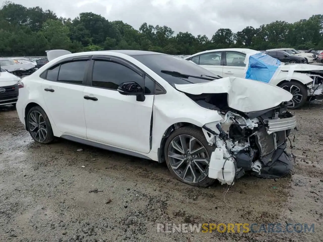 4 Photograph of a damaged car 5YFS4MCE0MP087678 TOYOTA COROLLA 2021