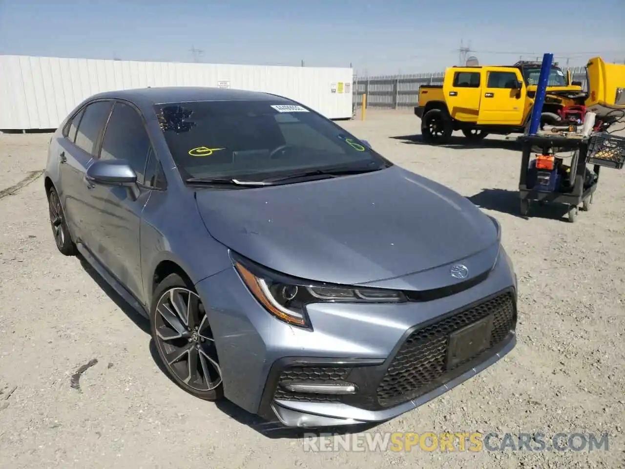 1 Photograph of a damaged car 5YFS4MCE1MP061378 TOYOTA COROLLA 2021