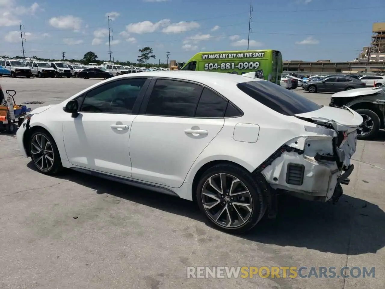 2 Photograph of a damaged car 5YFS4MCE1MP062563 TOYOTA COROLLA 2021