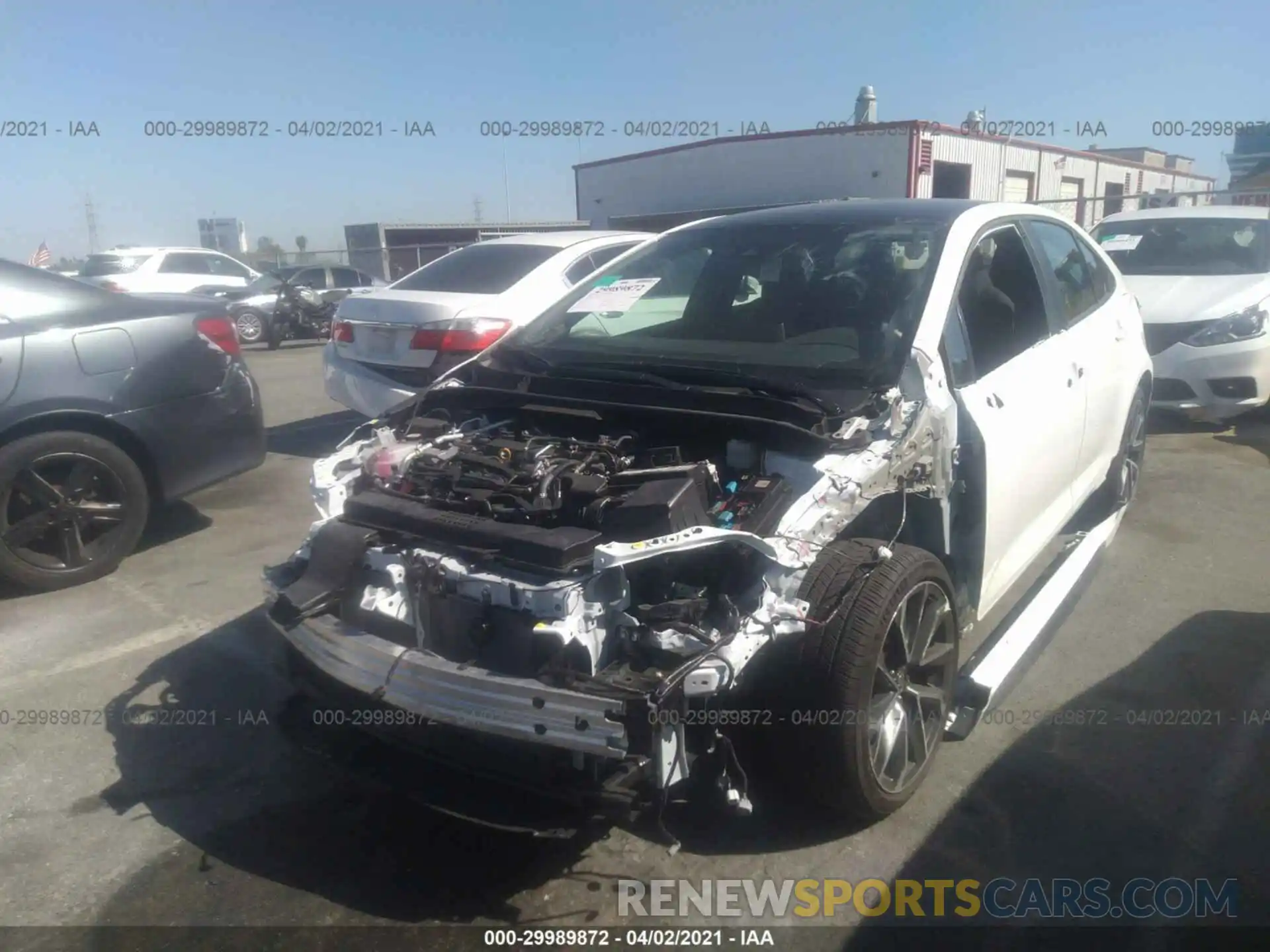 6 Photograph of a damaged car 5YFS4MCE1MP068878 TOYOTA COROLLA 2021