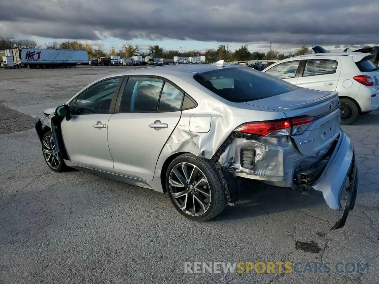 2 Photograph of a damaged car 5YFS4MCE1MP068928 TOYOTA COROLLA 2021