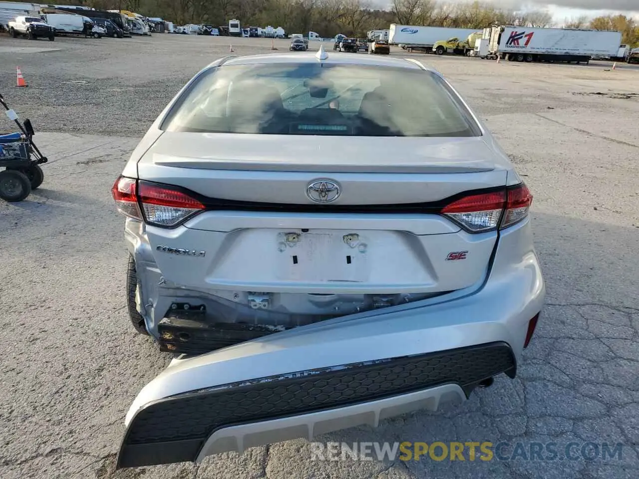 6 Photograph of a damaged car 5YFS4MCE1MP068928 TOYOTA COROLLA 2021