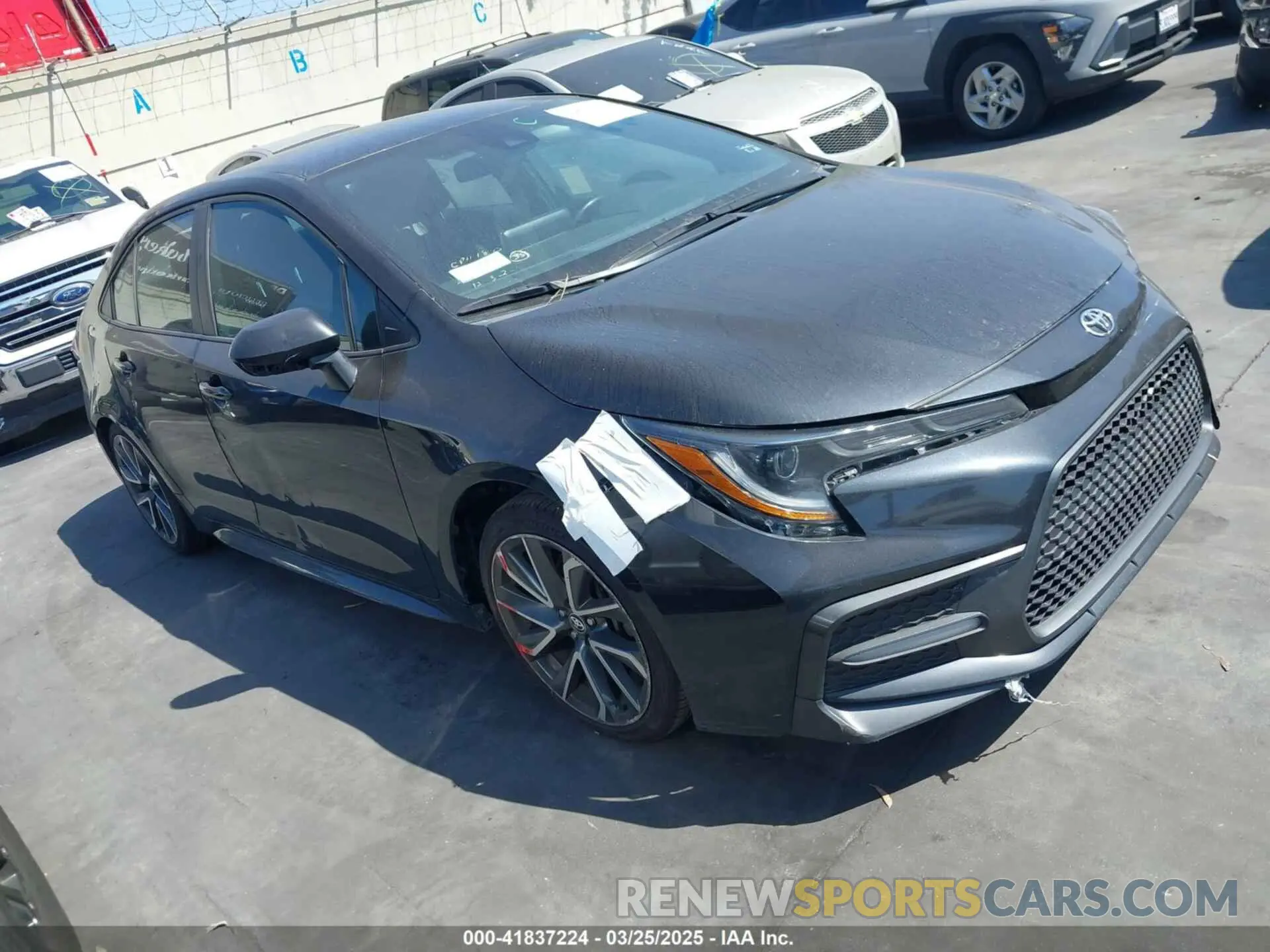 1 Photograph of a damaged car 5YFS4MCE1MP069917 TOYOTA COROLLA 2021