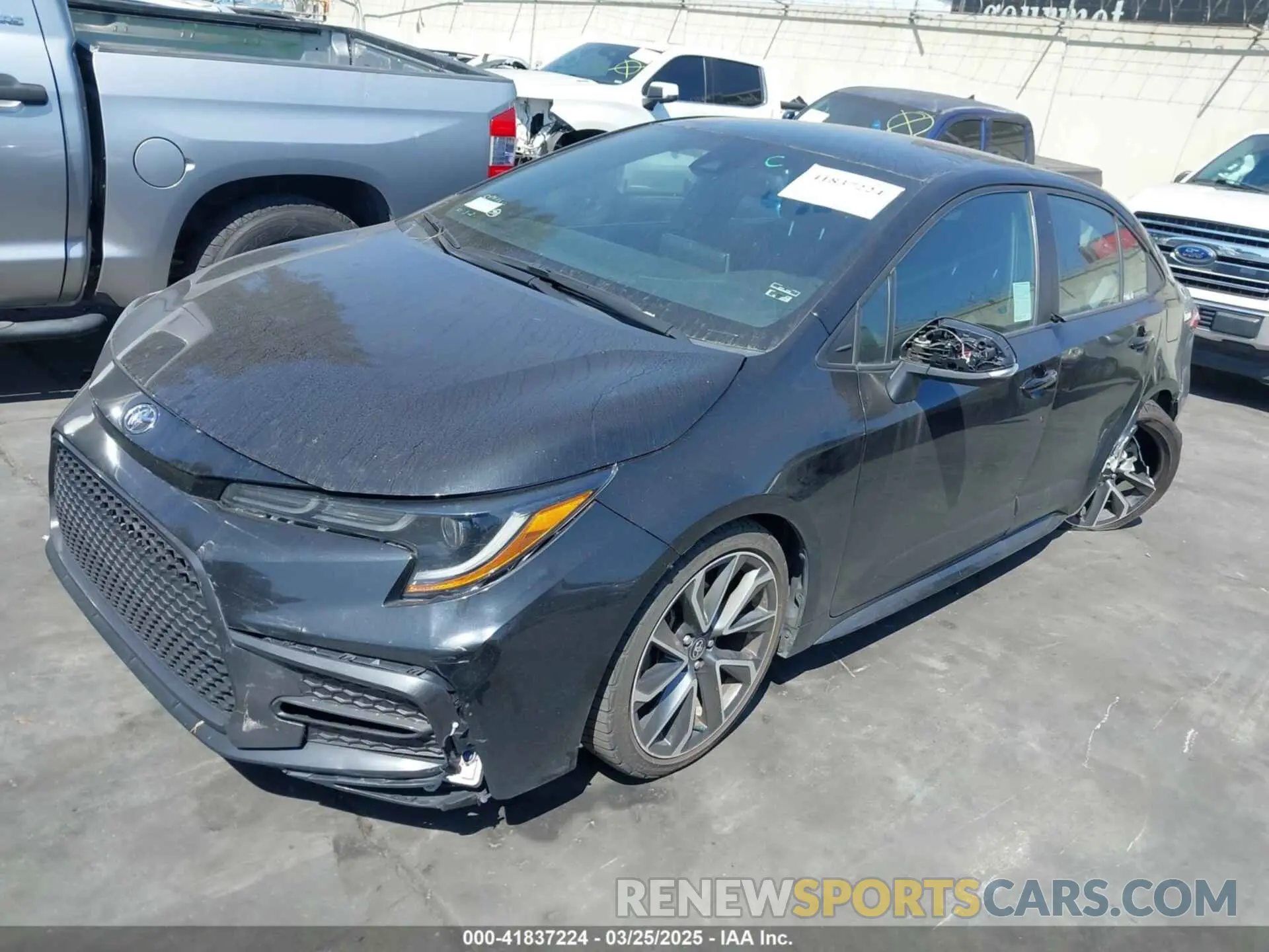 2 Photograph of a damaged car 5YFS4MCE1MP069917 TOYOTA COROLLA 2021