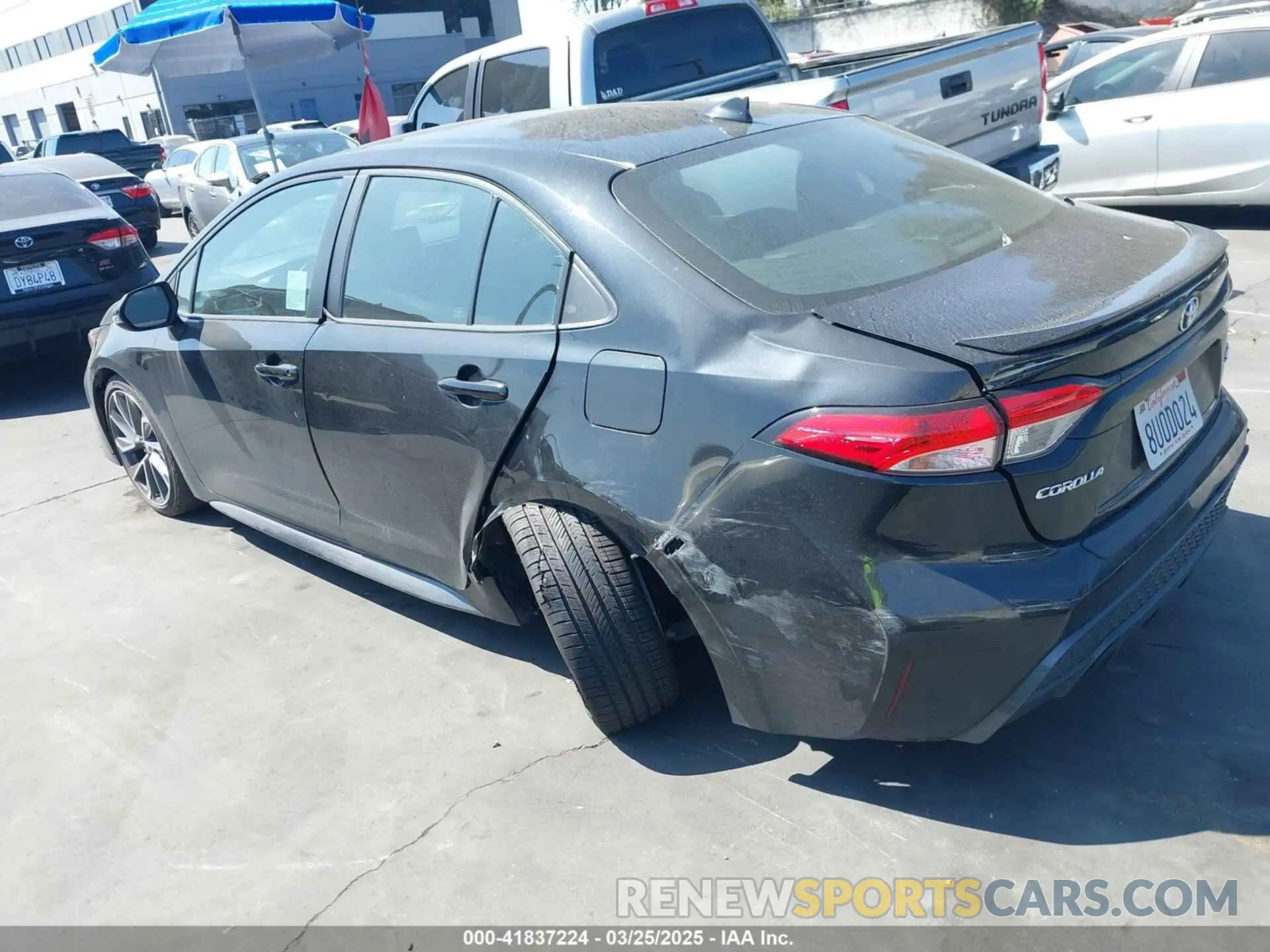 3 Photograph of a damaged car 5YFS4MCE1MP069917 TOYOTA COROLLA 2021