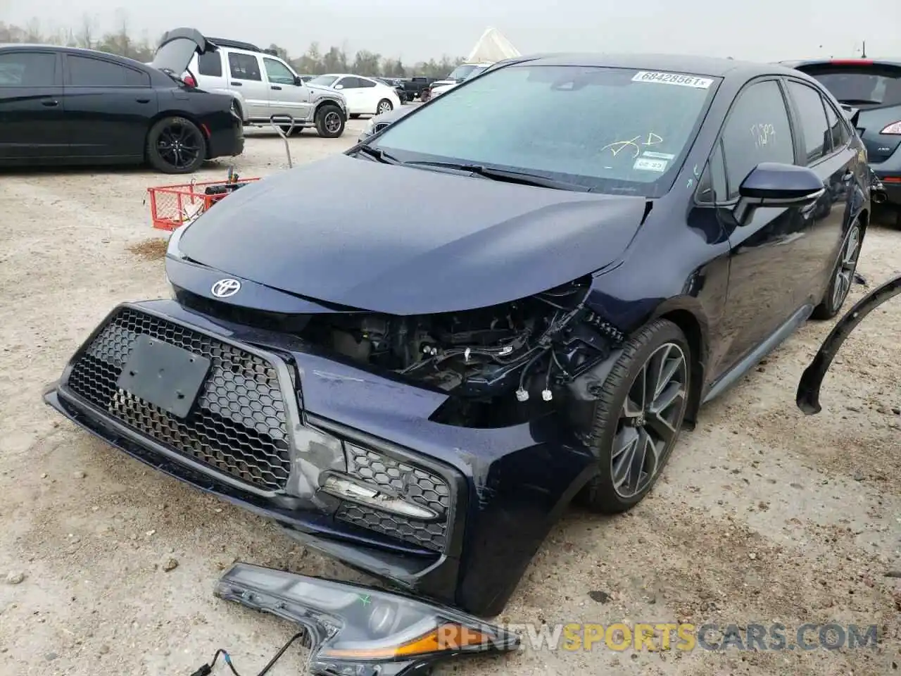 2 Photograph of a damaged car 5YFS4MCE1MP071991 TOYOTA COROLLA 2021